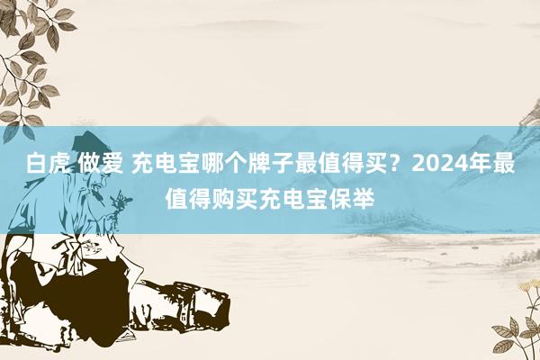 白虎 做爱 充电宝哪个牌子最值得买？2024年最值得购买充电宝保举