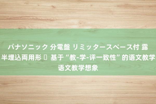 パナソニック 分電盤 リミッタースペース付 露出・半埋込両用形 ​基于“教-学-评一致性”的语文教学想象