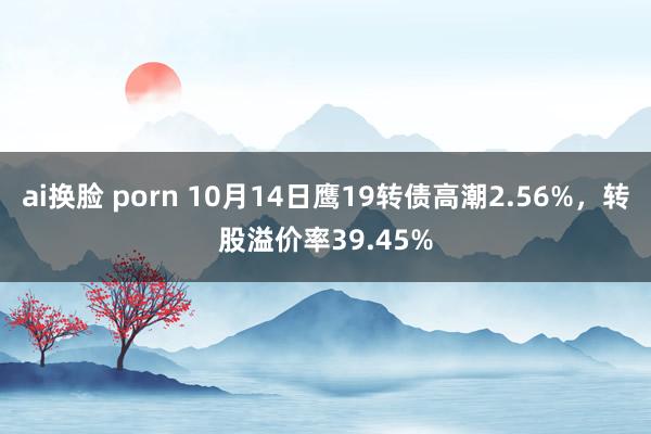 ai换脸 porn 10月14日鹰19转债高潮2.56%，转股溢价率39.45%