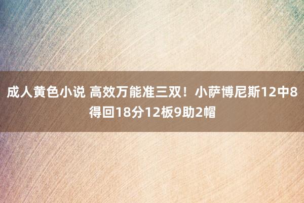 成人黄色小说 高效万能准三双！小萨博尼斯12中8得回18分12板9助2帽